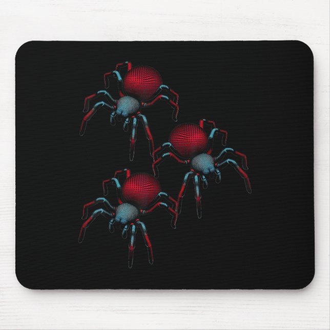 Alfombrilla De Ratón Spider Spider Spider 3d Mujer Hombre Chica (Frente)