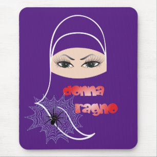 Alfombrilla De Ratón Spinnemau / Spiderwoman / donna ragno