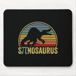 Alfombrilla De Ratón Spinosaurus - Día del Pi del Dinosaurio divertido 