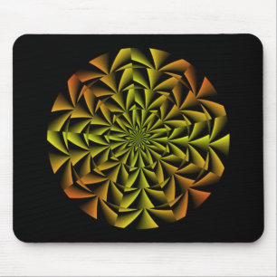 Alfombrilla De Ratón Spiral Retro Art