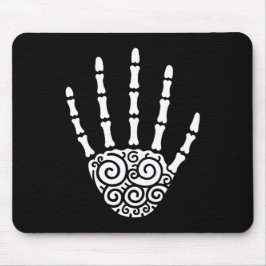Alfombrilla De Ratón Spiral Skeleton Hand
