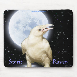 Alfombrilla De Ratón SPIRIT RAVEN Wildlife Birdlover Fantasy Art