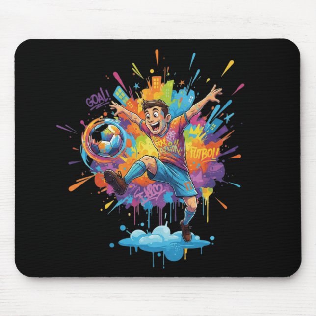 Alfombrilla de ratón Splash para jugadores vibrant (Frente)