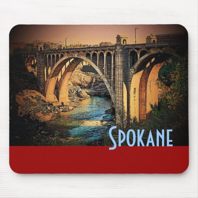 Alfombrilla De Ratón Spokane Mousepad (Frente)