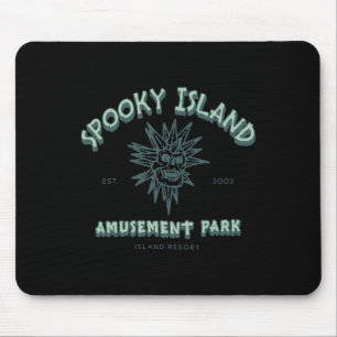 Alfombrilla De Ratón Spooky Island Retro Halloween Skull 90 Halloween