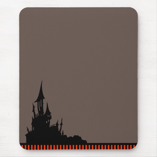 Alfombrilla De Ratón Spooky Mansion Halloween Mousepad (Frente)