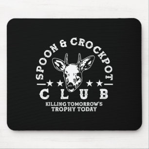 Alfombrilla De Ratón Spoon and Crockpot Club Mañana Trofeo Deer Hun