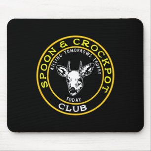 Alfombrilla De Ratón Spoon Y Crockpot Club Funny Hunting Design