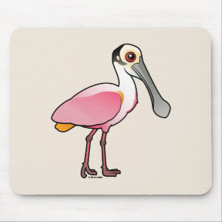 Alfombrilla De Ratón Spoonbill rosado lindo