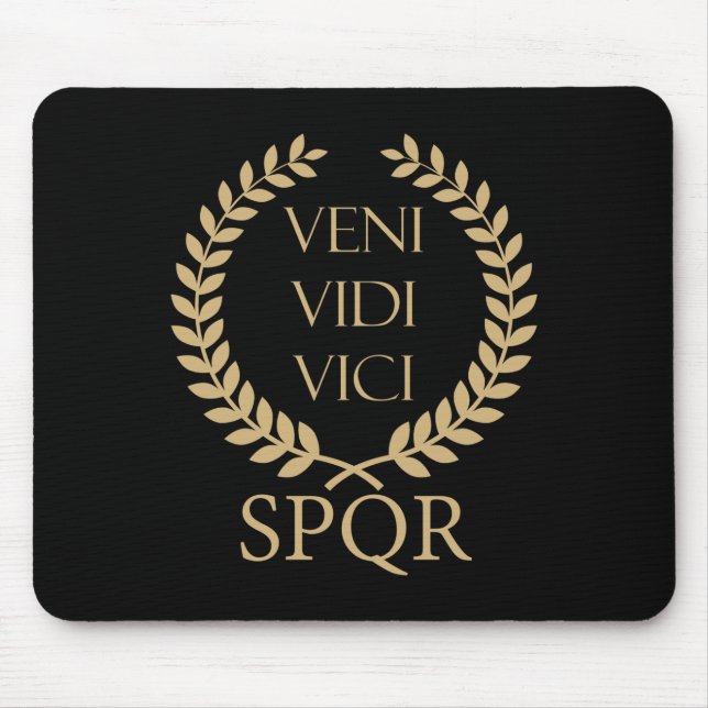 Alfombrilla De Ratón SPQR: Veni, Vidi, Vici (Frente)