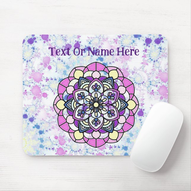 Alfombrilla De Ratón Spring Mandala Mousepad (Con ratón)