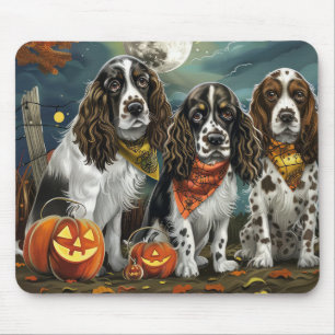Alfombrilla De Ratón Springer Spaniel Halloween Spooky
