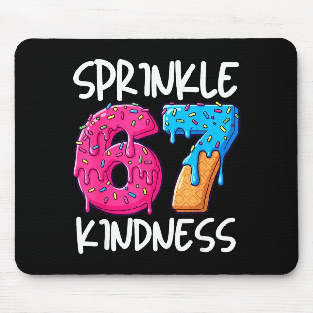Alfombrilla De Ratón Sprinkle Kindness Family Matching Doughnut Ice-cre (Frente)