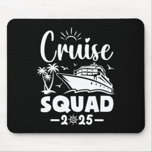 Alfombrilla De Ratón Squad de Crucero 2025 Vacaciones Familia Combinada