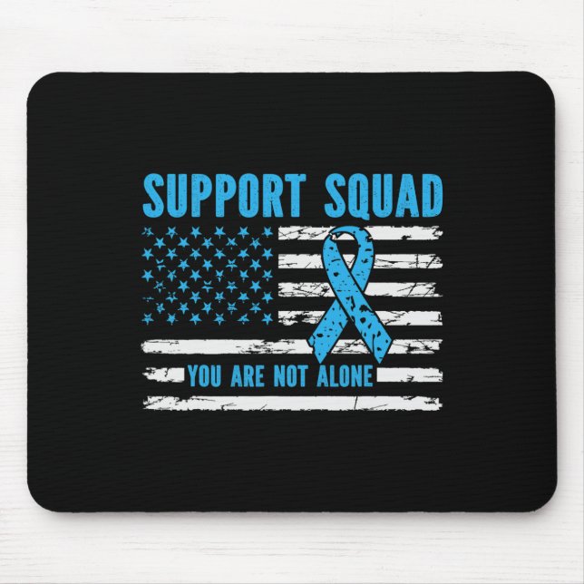 Alfombrilla De Ratón Squad de soporte que no está solo (Frente)
