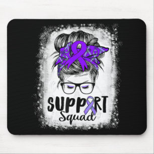Alfombrilla De Ratón Squad Messy Bun Purple Warrioror Epilepsy A