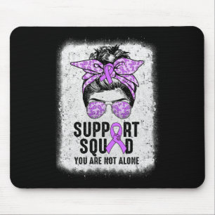 Alfombrilla De Ratón Squad Messy Bun Warrior Purple Epilepsy Aw