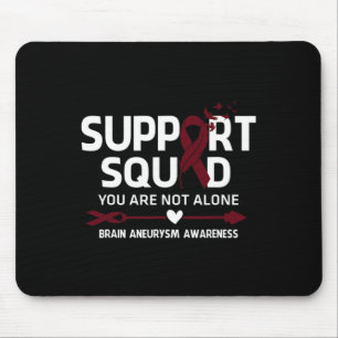 Alfombrilla De Ratón Squad Warrior Brain Aneurysm Awareness Fea