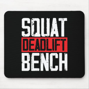Alfombrilla De Ratón Squat Deadlift Bench Weibo Levantamiento de pesas