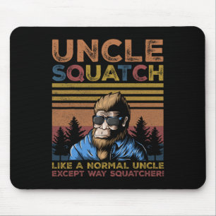 Alfombrilla De Ratón Squatch - Tío Bigfoot Día del Padre Yeti Sasquatch