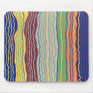 Alfombrilla De Ratón Squiggles modernos 3 Mousepad