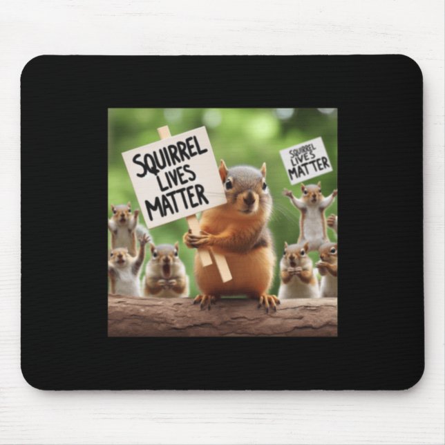 Alfombrilla De Ratón Squirrel vive Pegatina (Frente)