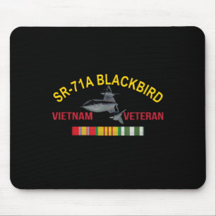 Alfombrilla De Ratón Sr-71a Blackbird Vietnam Veterano Sr 71 Blackbird