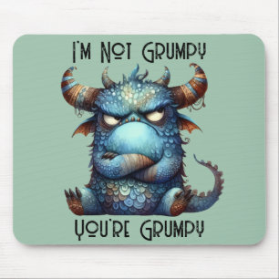 Alfombrilla De Ratón Sr. Grumpy Monster