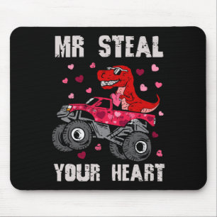 Alfombrilla De Ratón Sr. Roba Tu Corazón Camión Monstruo Dinosaurio T R