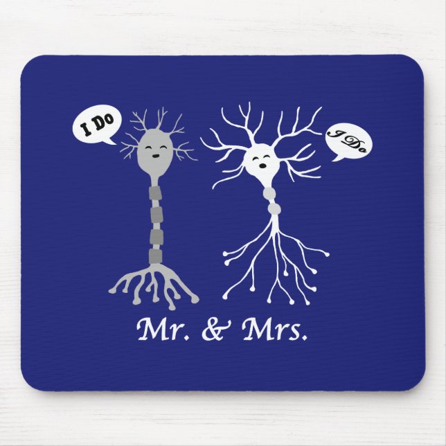 Alfombrilla De Ratón Sr. & Sra. Neurona (Frente)