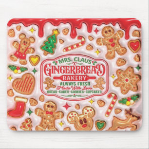 Alfombrilla De Ratón Sra. Claus Gingerbread Bakery Co.