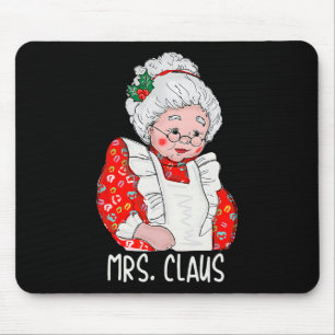 Alfombrilla De Ratón Sra. y Sr. Santa Claus Parejas Navidades coinciden