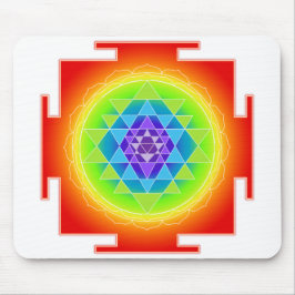 Alfombrilla De Ratón Sri Yantra/Chakra/Arcoíris