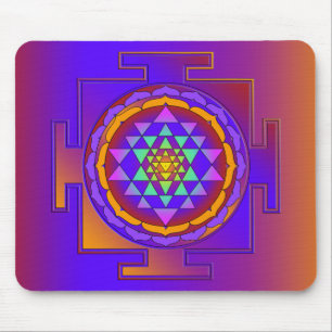 Alfombrilla De Ratón SRI YANTRA coloreado por completo + sus ideas