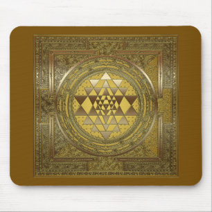 Alfombrilla De Ratón Sri Yantra Gold - Almohadilla del ratón