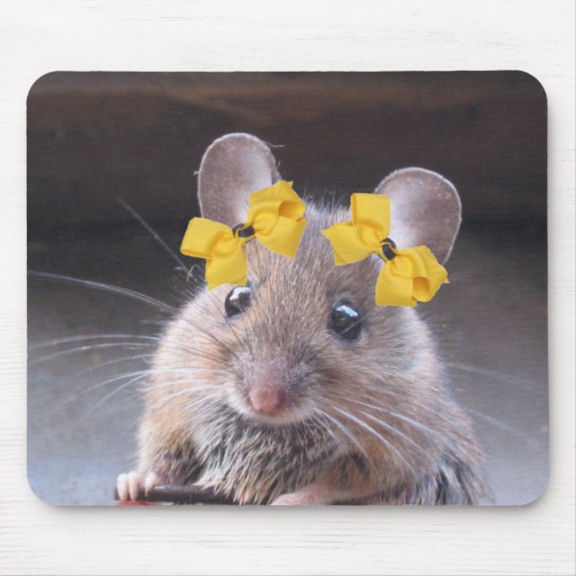 Alfombrilla De Ratón Srta. Mousie Pad (Frente)