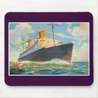 Alfombrilla De Ratón SS Bremen en el mar