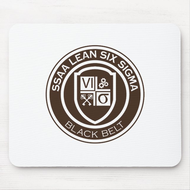 ALFOMBRILLA DE RATÓN SSAA BLACK BELT MOUSE PAD (Frente)