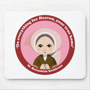 Alfombrilla De Ratón St. Bernadette Soubirous