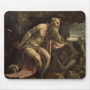 Alfombrilla De Ratón St Jerome, 1560s tempranos (aceite en lona)