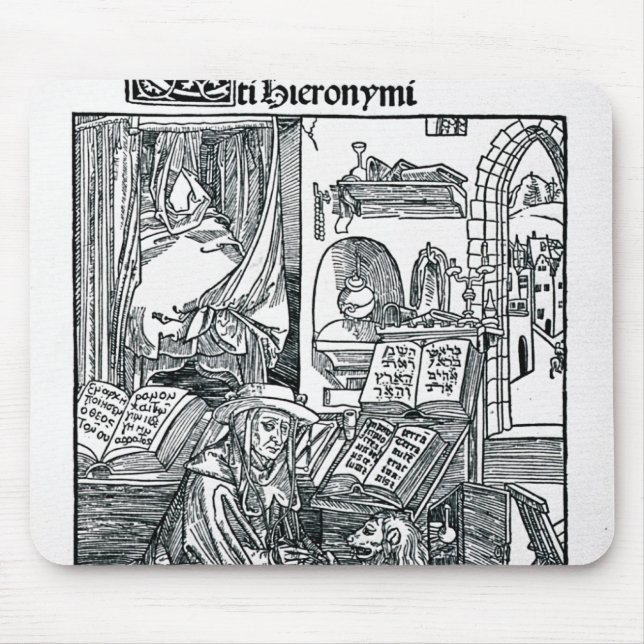 Alfombrilla De Ratón St Jerome en su estudio (Frente)