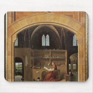 Alfombrilla De Ratón St Jerome en su estudio, c.1475