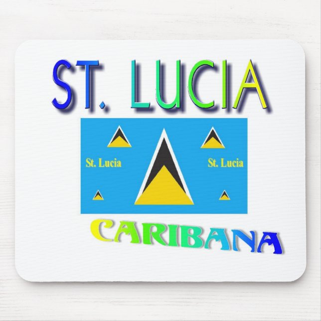 Alfombrilla De Ratón St. Lucia (Frente)