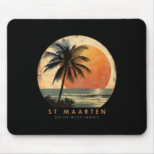 Alfombrilla De Ratón St. Maarten Smx Playa Surfing Viajes St. Martin Va