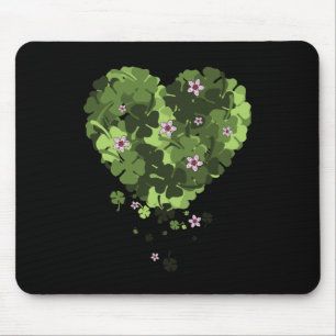 Alfombrilla De Ratón St. Patrick's Clover Heart