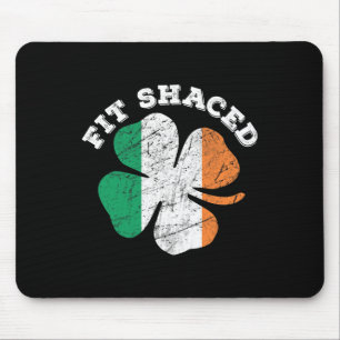 Alfombrilla De Ratón St Patrick's Day Beer Whiskey Drinking Fit Shaced