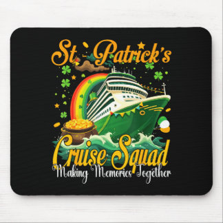 Alfombrilla De Ratón St Patricks Day Cruise Squad 2026 Funny Family Mat