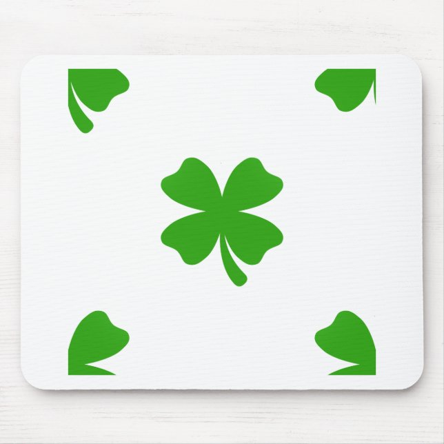 Alfombrilla De Ratón st patricks obstruyen la emoji (Frente)