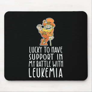 Alfombrilla De Ratón St Patrones Cuatro Alumnos Leprechaun Leukemia A