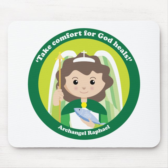 Alfombrilla De Ratón St. Raphael el Archangel (Frente)
